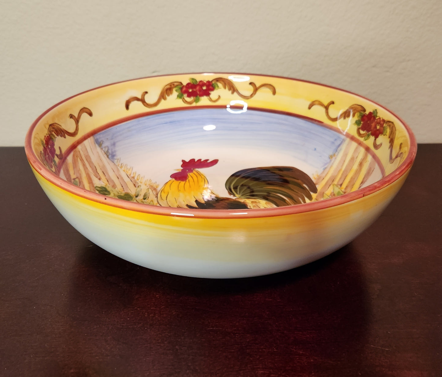 Large Rooster Bowl