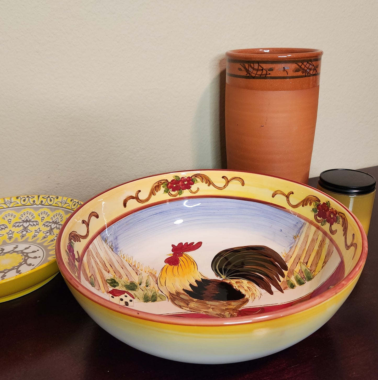 Large Rooster Bowl