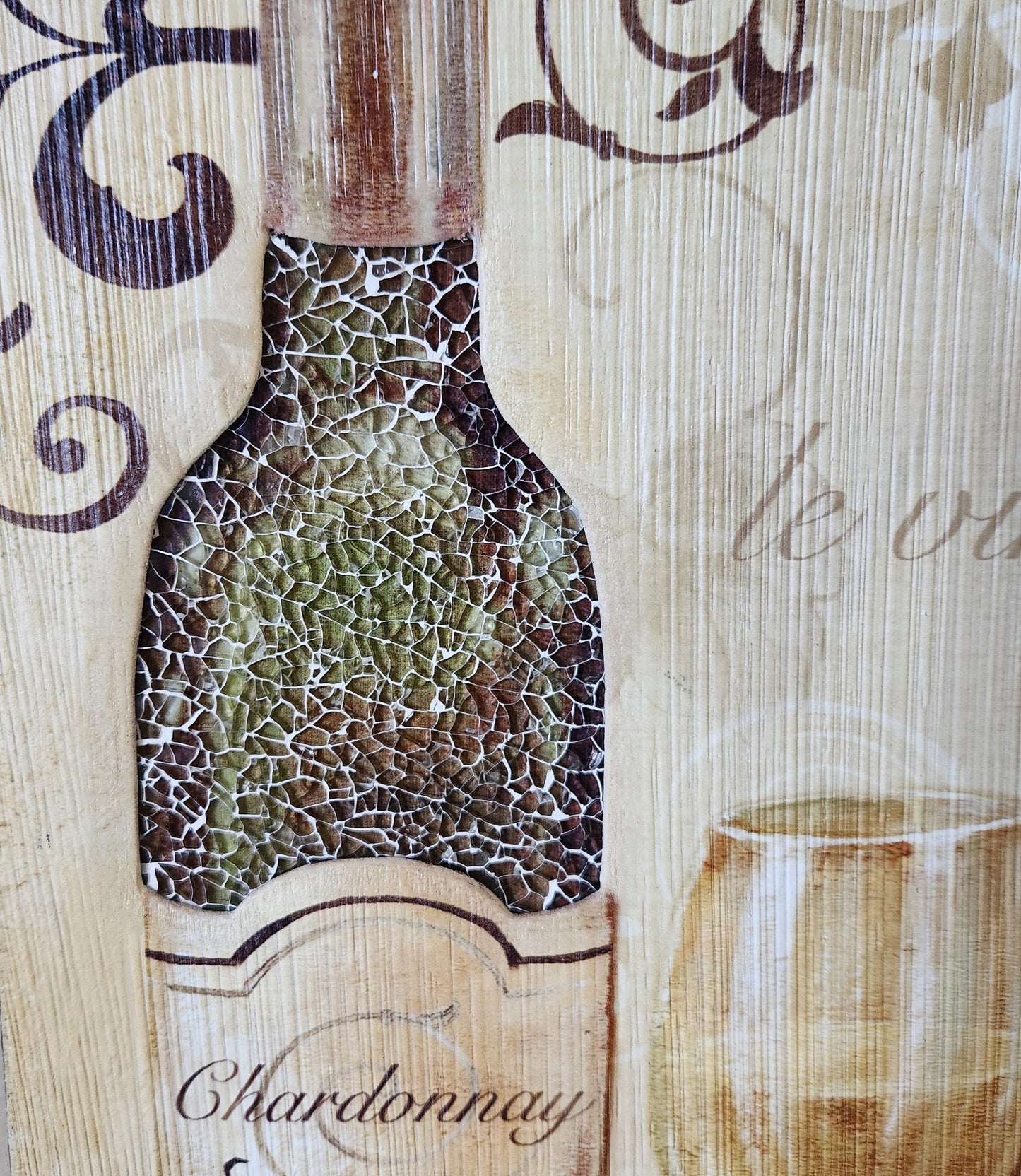 Cynthia Coulter Chardonnay Wine Sign