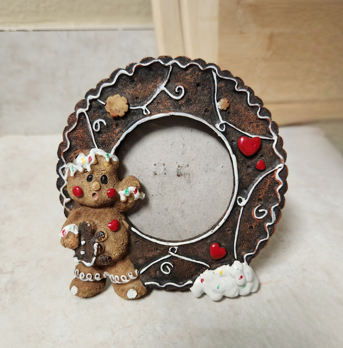 Gingerbread Cookie Holiday Photo Frame