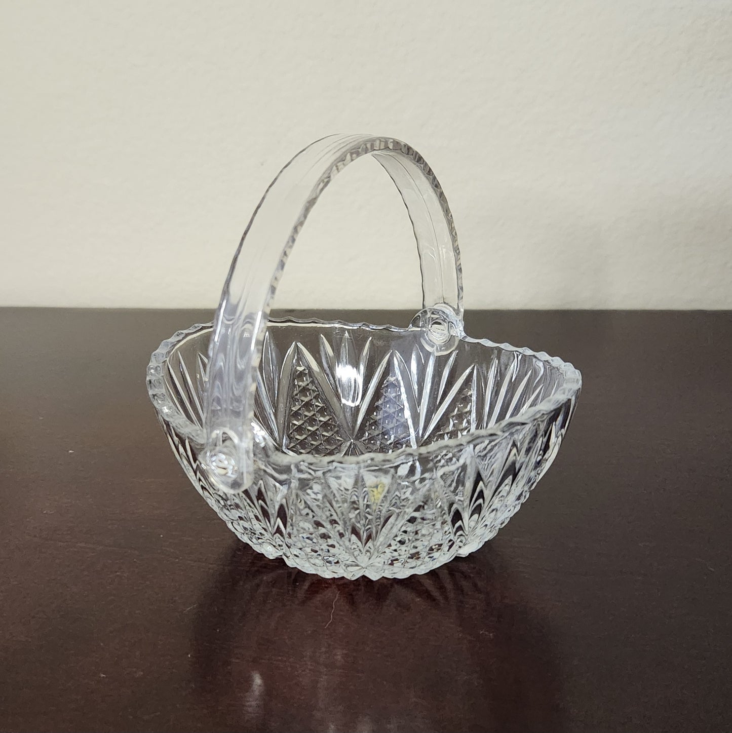 Vintage Crystal Basket