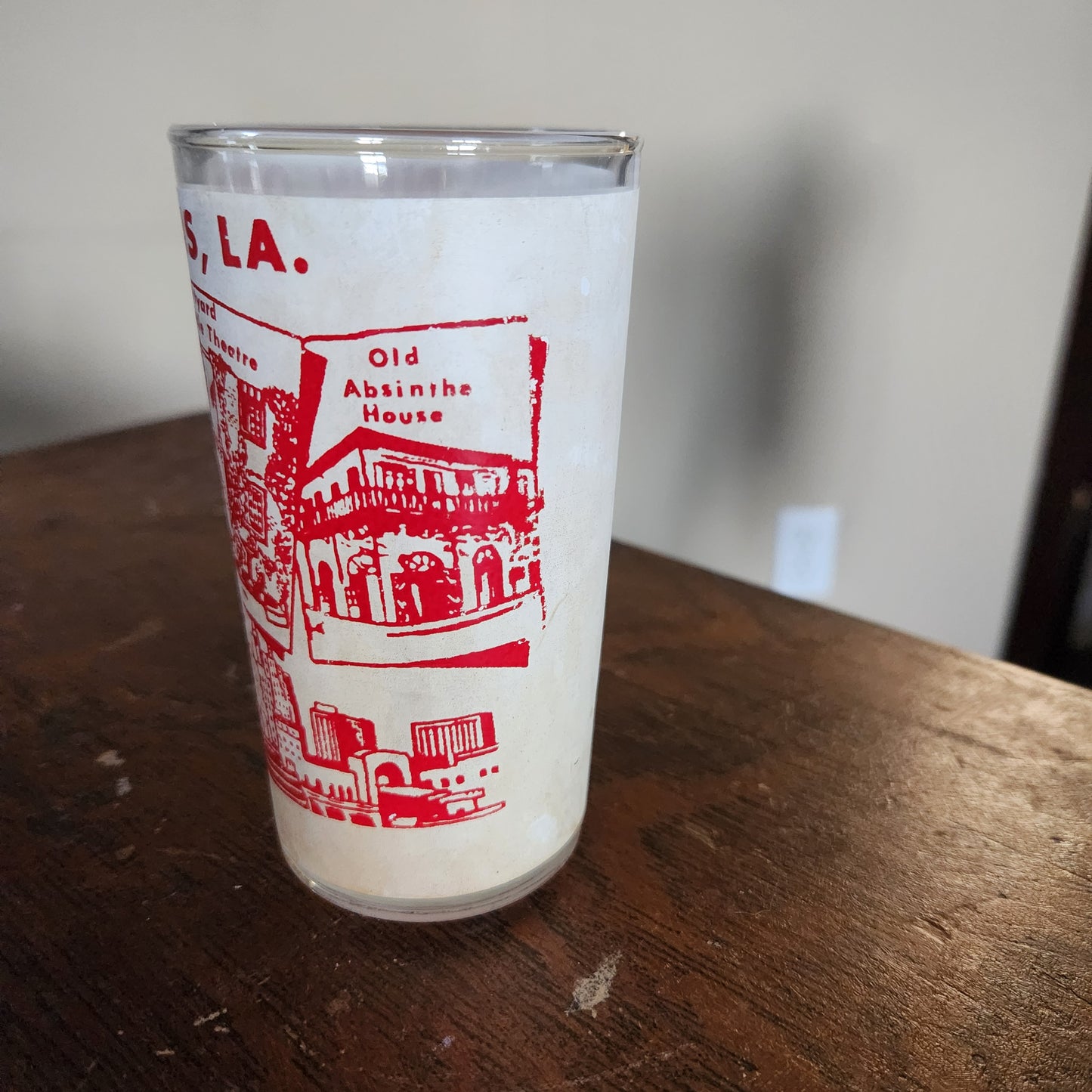 Vintage Mid-Century State Themed Tumbler Glasses Set of 6