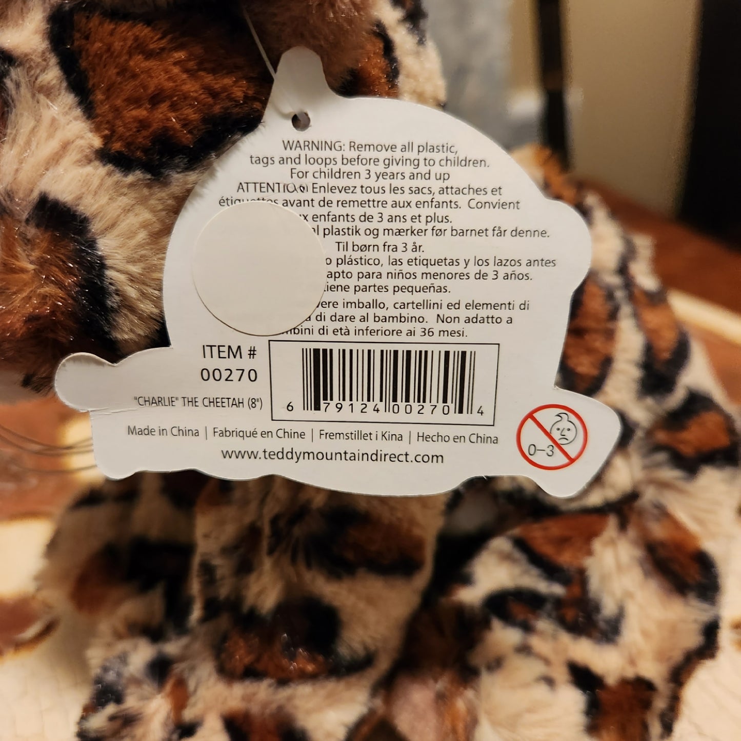 Charlie the Cheetah Scented Plush