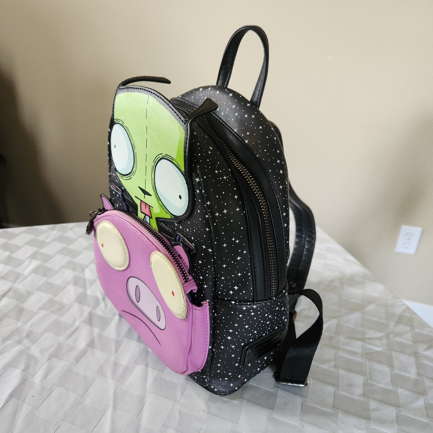 Collectible Loungefly Invader Zim GIR Pig Doom Nickelodeon Mini Backpack