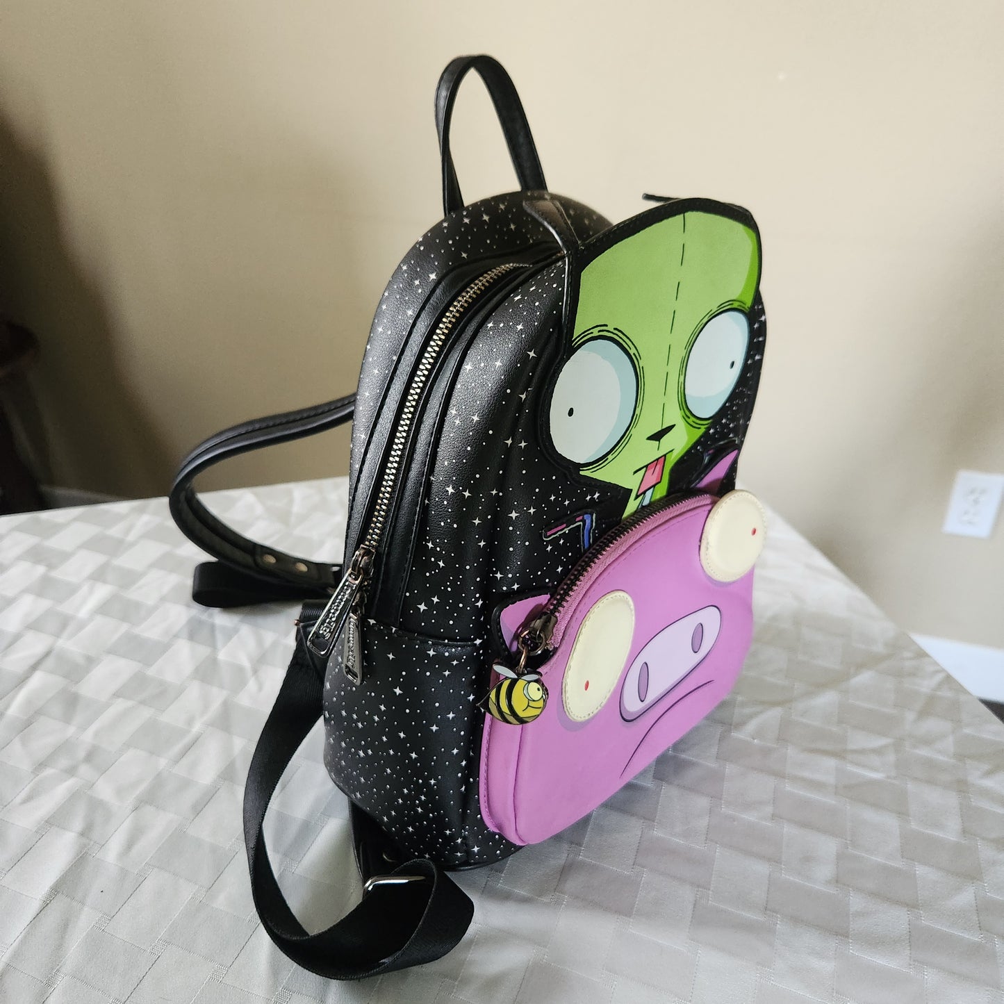 Collectible Loungefly Invader Zim GIR Pig Doom Nickelodeon Mini Backpack
