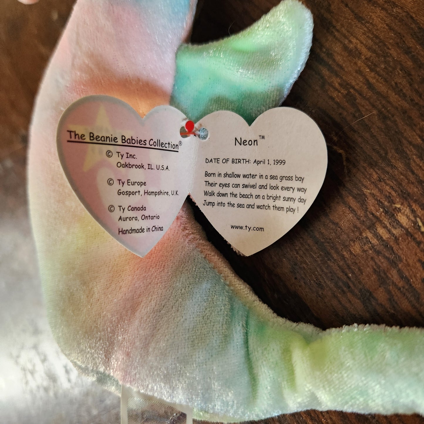 Ty Beanie Baby Neon 1999