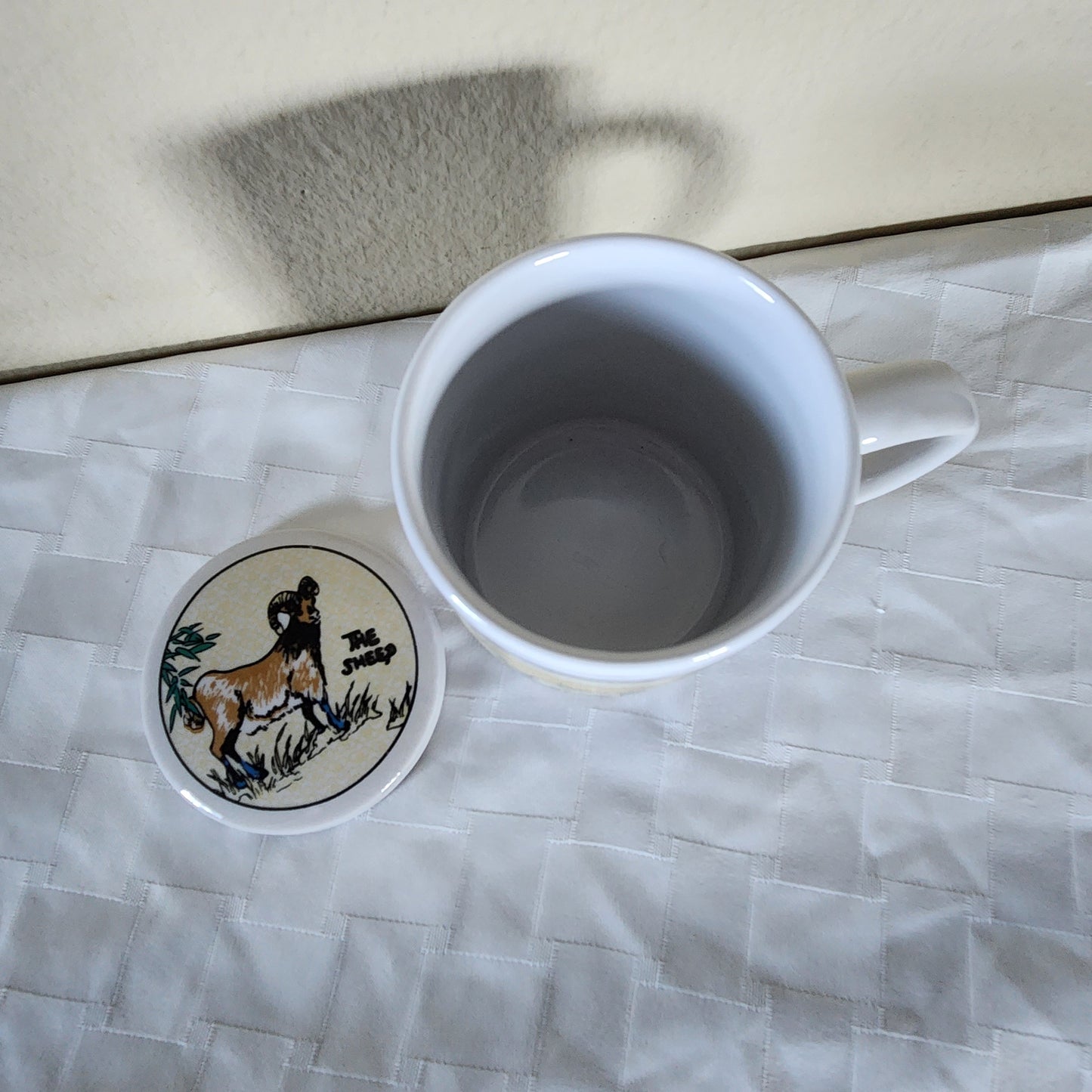 Vintage Chinese Zodiac Sheep Mug