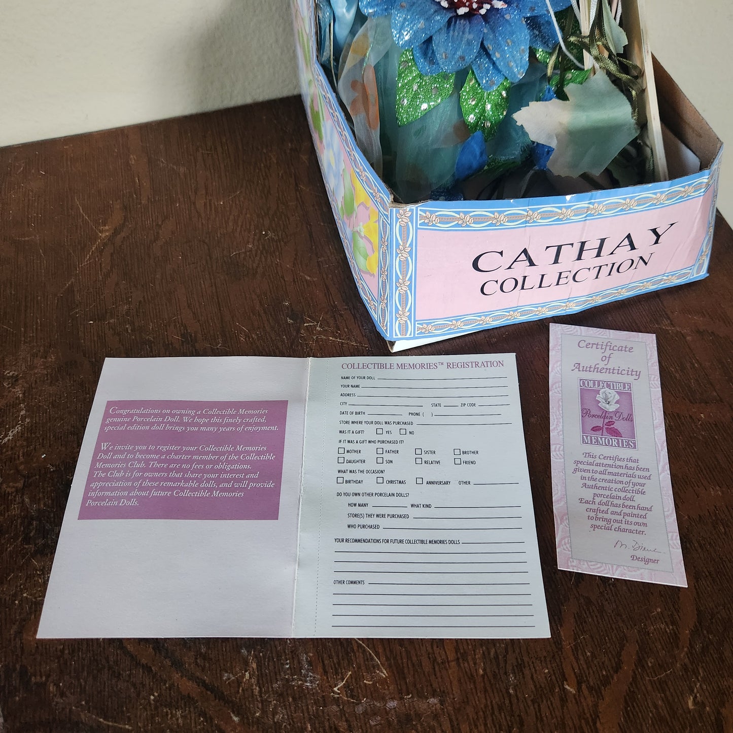 3 Vintage Porcelain Dolls Memories & Cathay Collection