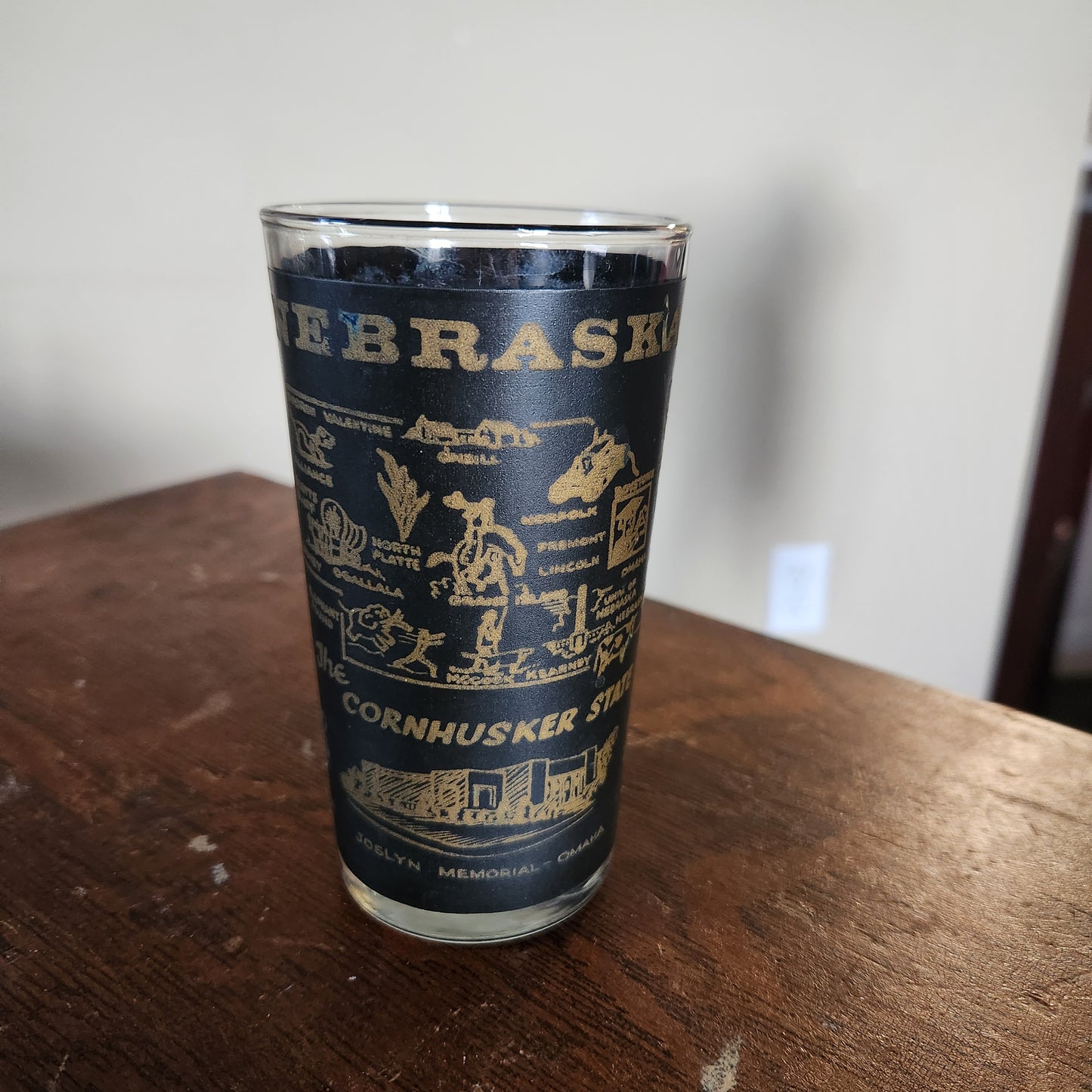 Vintage Mid-Century State Themed Tumbler Glasses Set of 6